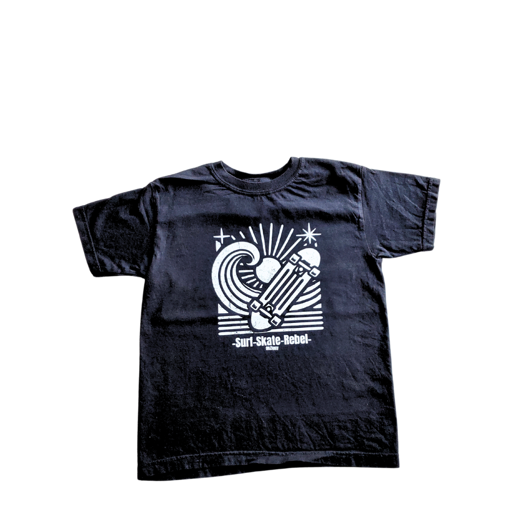 Surf, Skate, Rebel tee