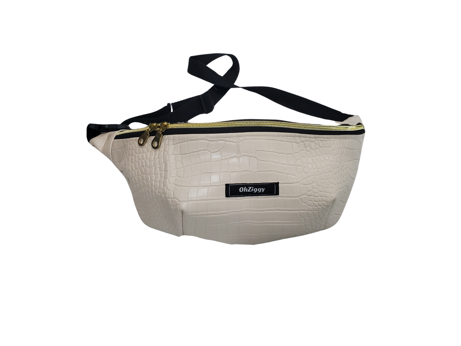 Vegan Leather Crocodile Beach Bum Bag