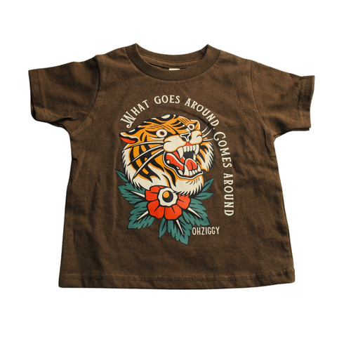 'What goes around' tee