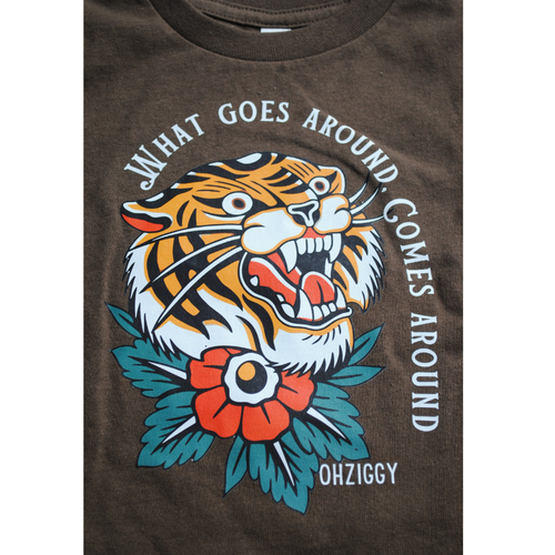 'What goes around' tee
