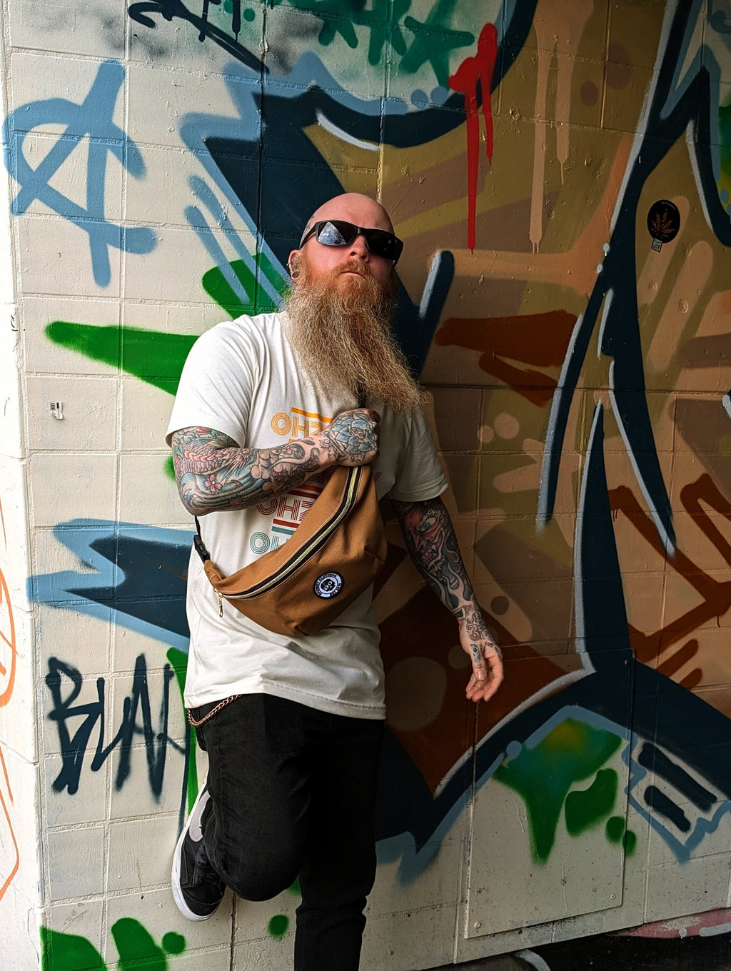 Canvas Beach Bum Crossbody and Hip Bag