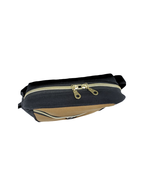 Black and Tan Canvas Side Kick