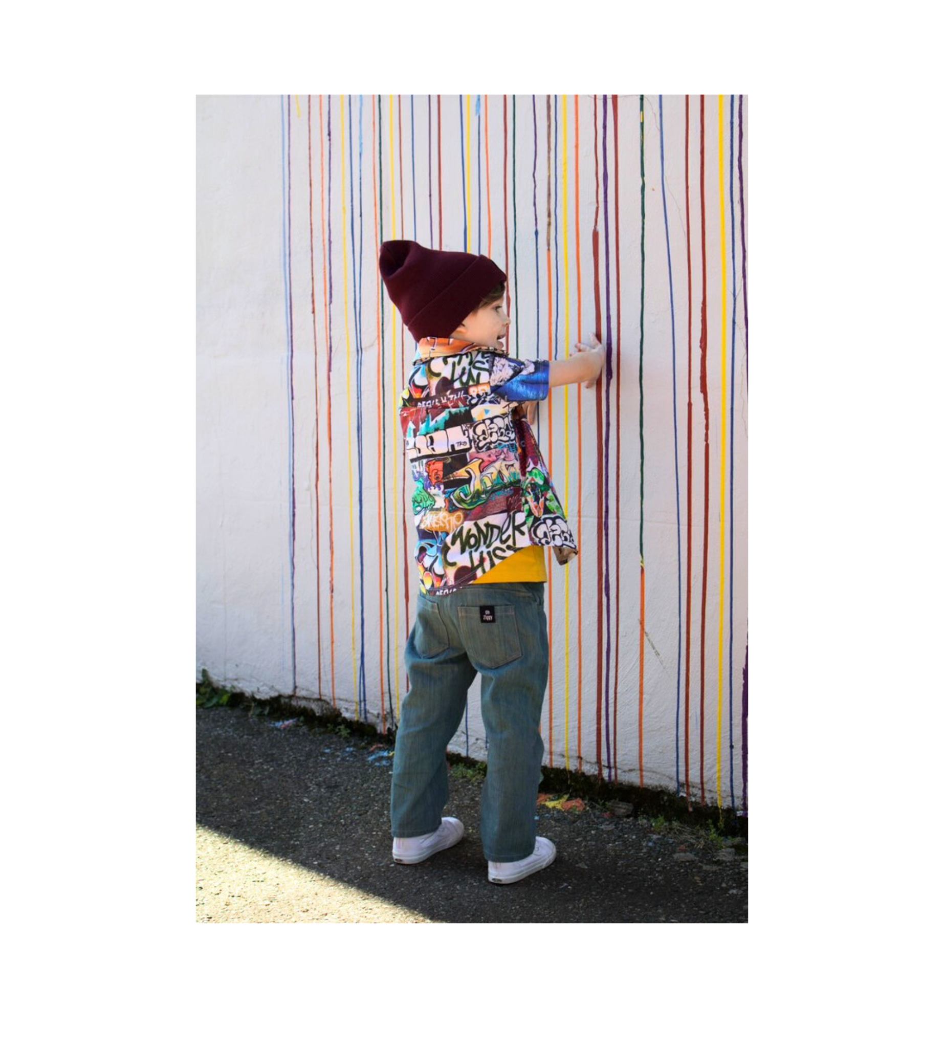 Graffiti Button Up