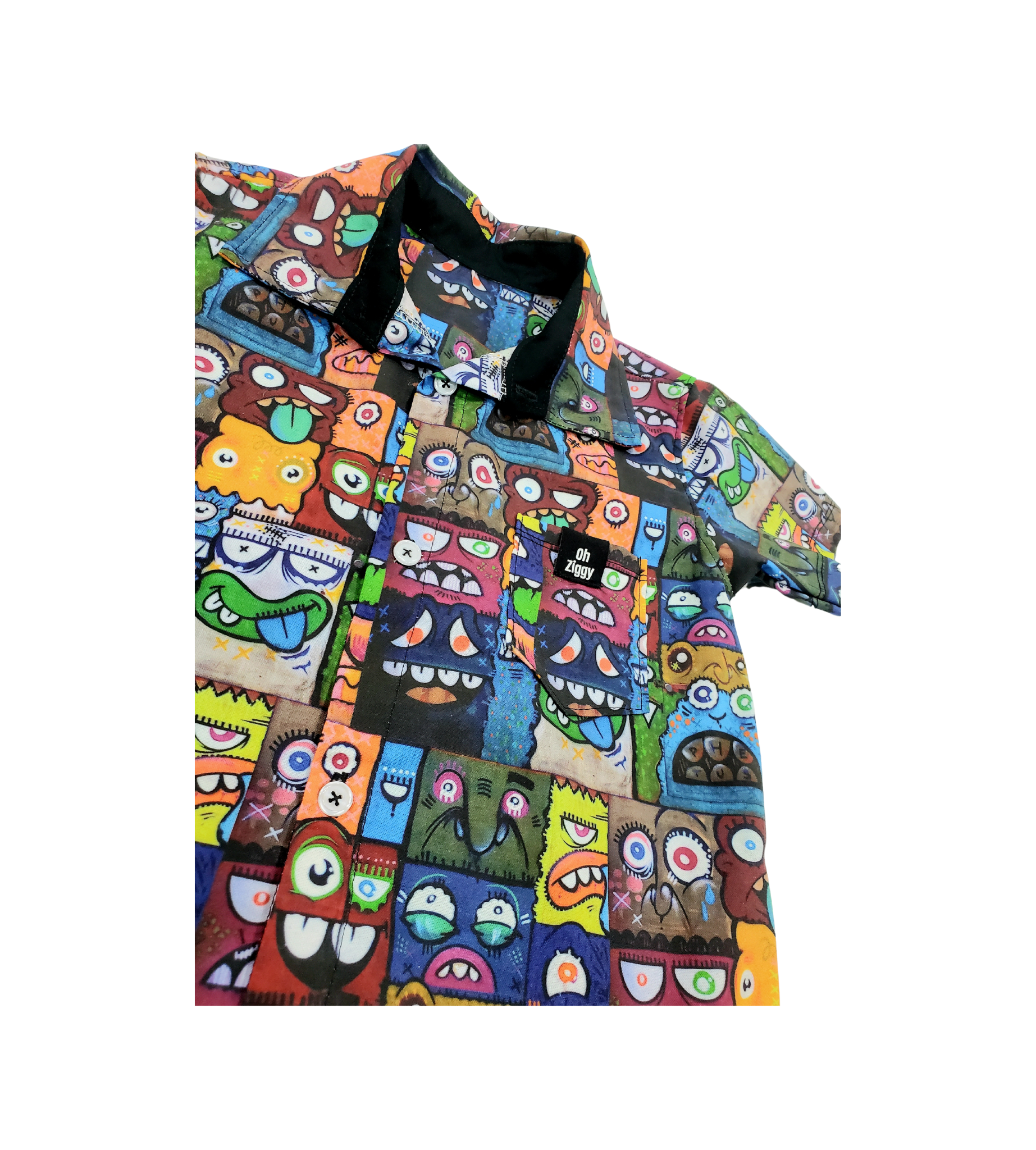 Monster Club Button Up