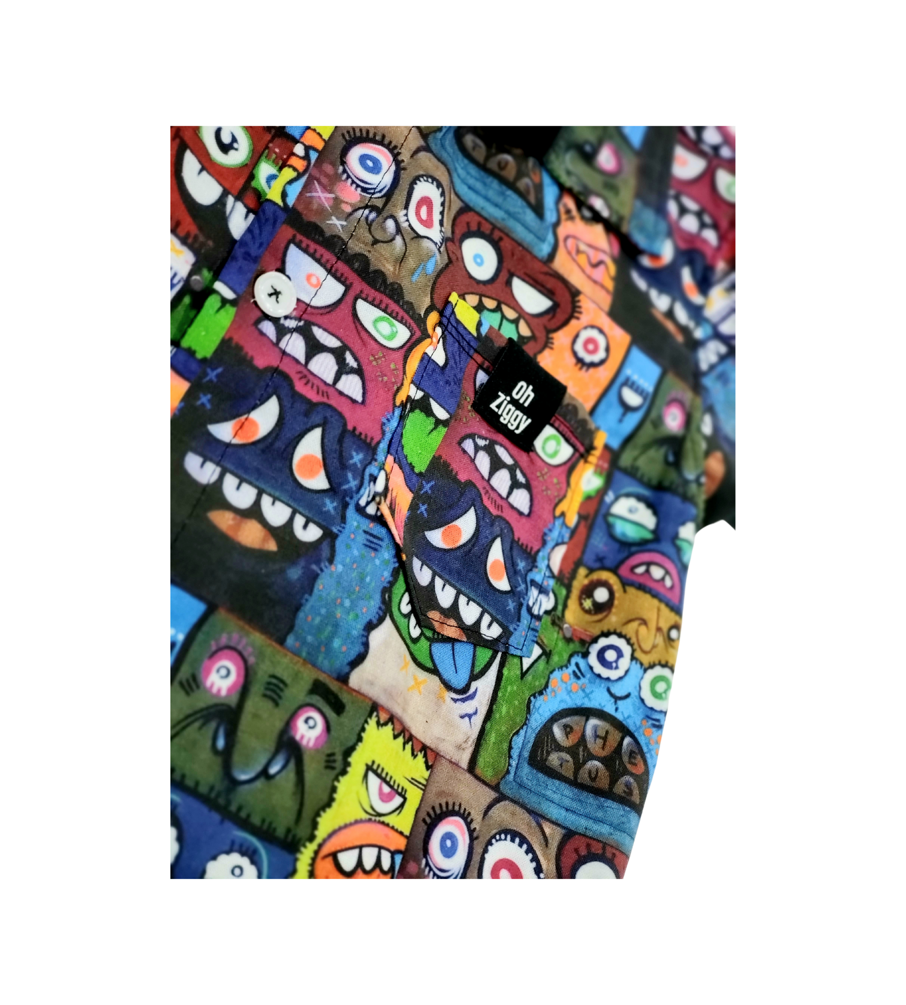 Monster Club Button Up