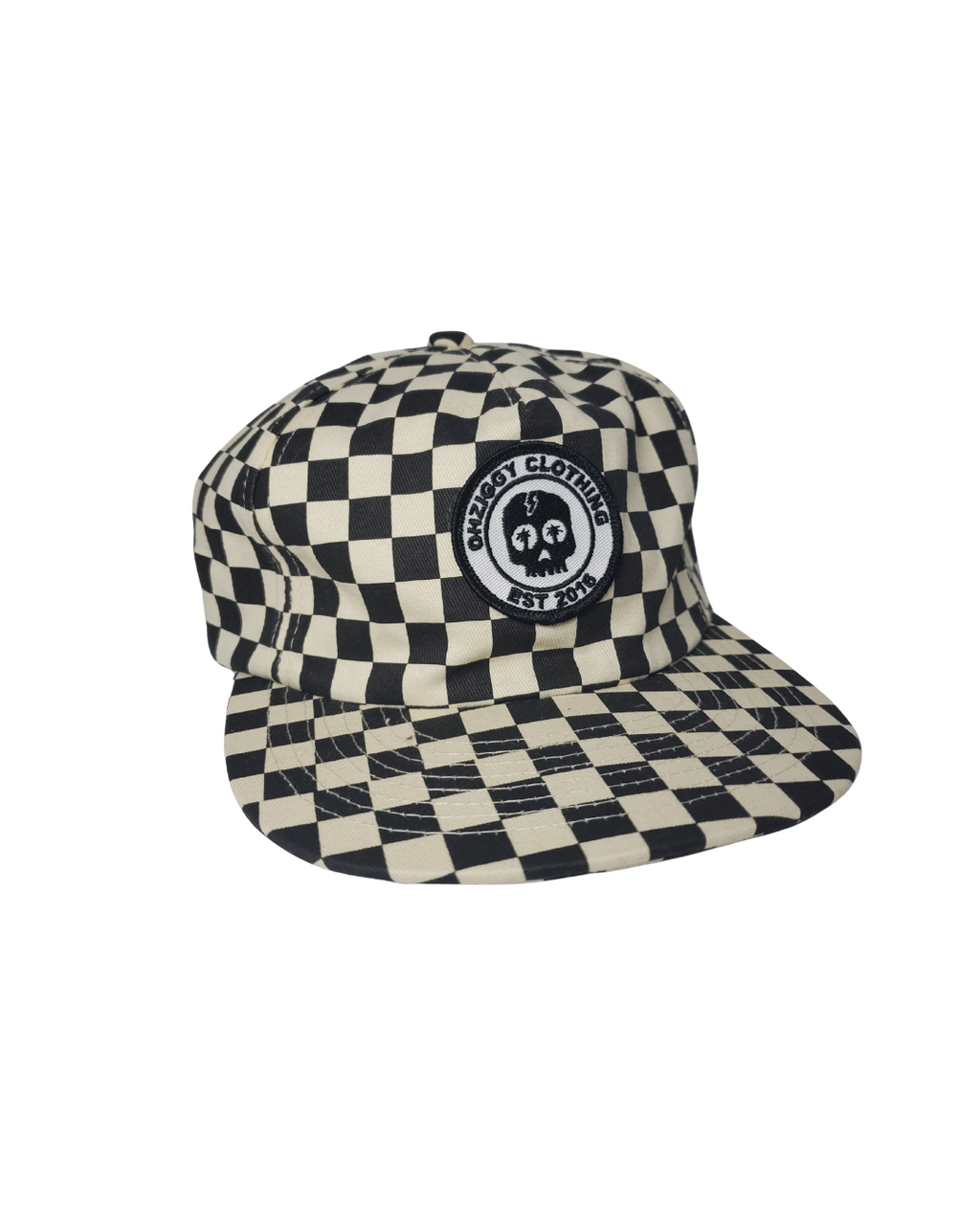 Black and White checkerboard hat