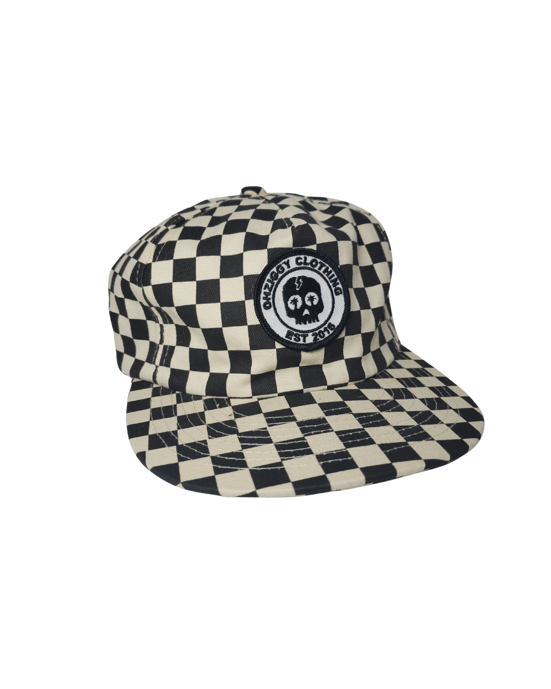 Black and White checkerboard hat