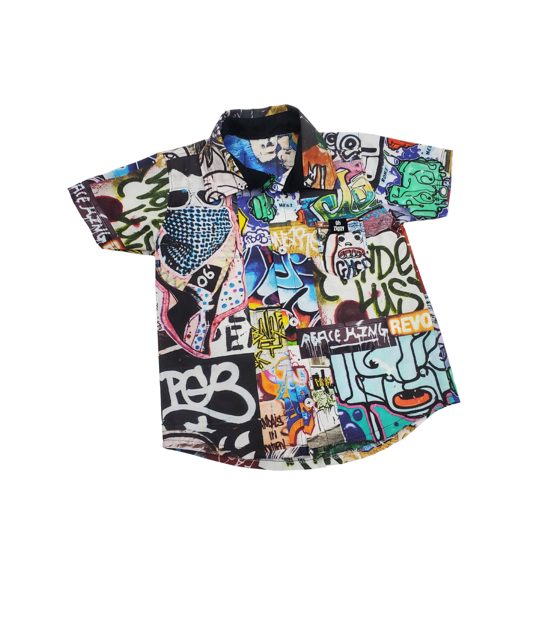 Graffiti Button Up