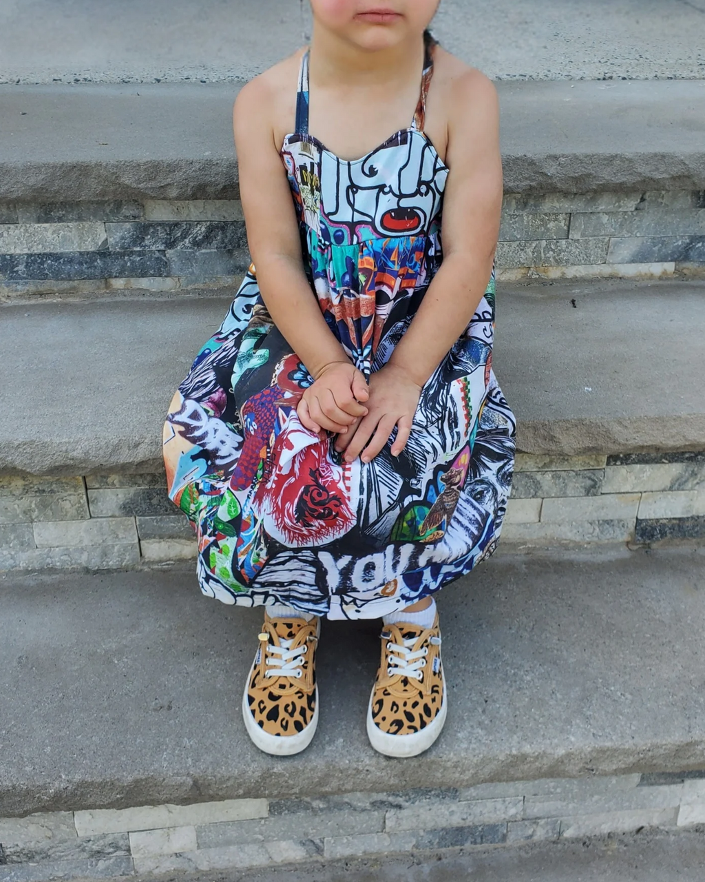Graffiti Summer Dress