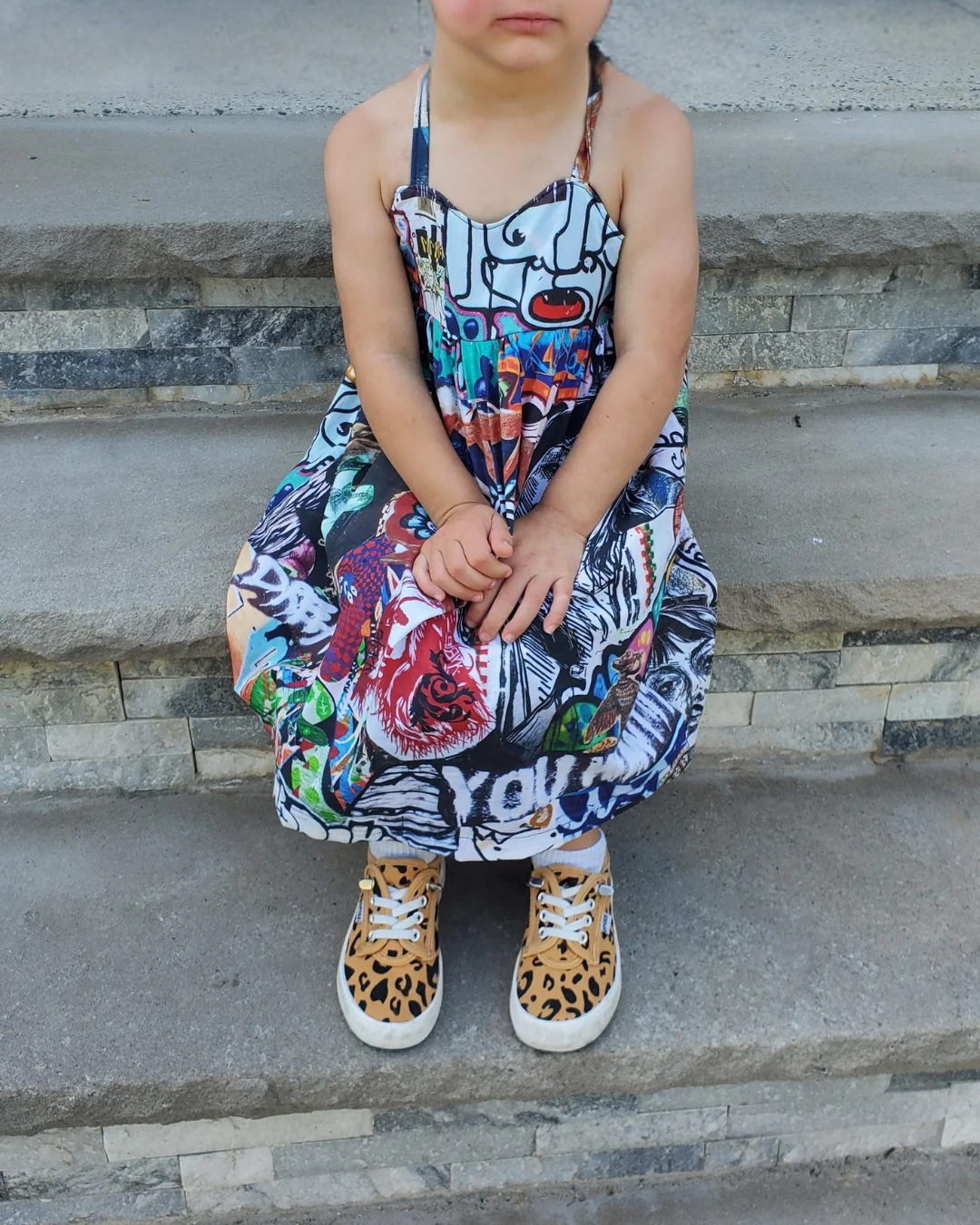 Graffiti Summer Dress