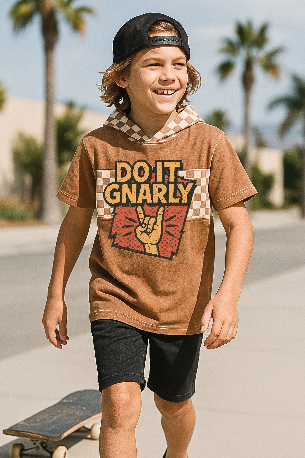 Do it Gnarly Hooded t-shirt